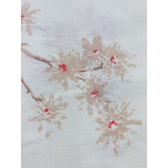 Vintage DAN RIVER Pillowcases Roses Peach Orange No Iron USA Fortrel Tranquale - Picture 3 of 10